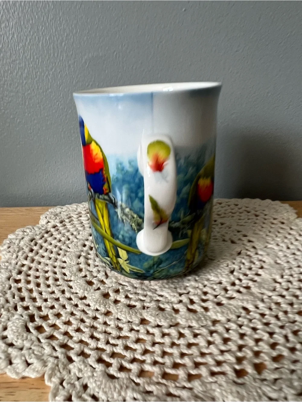 Katherine Castle 10th Annv. Birds of Australia Fine Bone China Tea/Coffee Mug